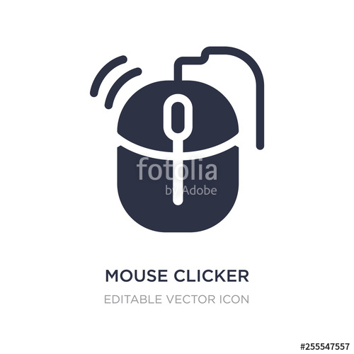 Mouse Clicker Icon On White Background Simple Element 500x500 Mouse Clicker Icon On White Background Simple Element