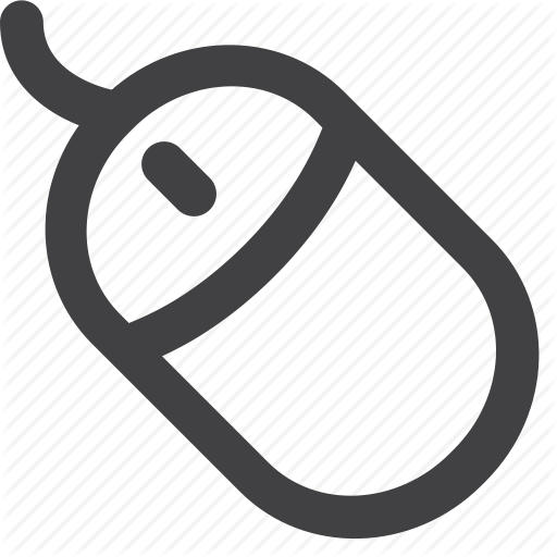 Click, Mouse, Plastic, Right Click, Scroll, Simple Shape Icon 512x512 Click, Mouse, Plastic, Right Click, Scroll, Simple Shape Icon