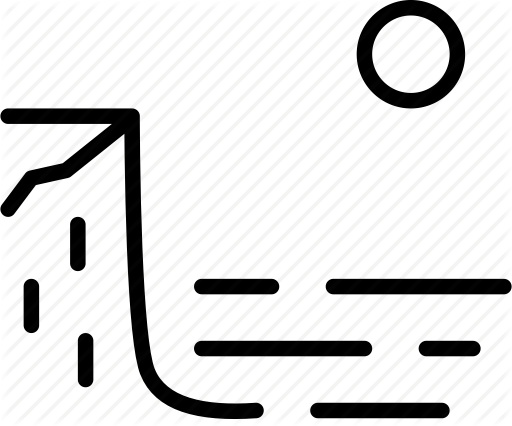 512x426 Cliff, Ledge, Ocean, Sea, Shore, Slope, Summer Icon