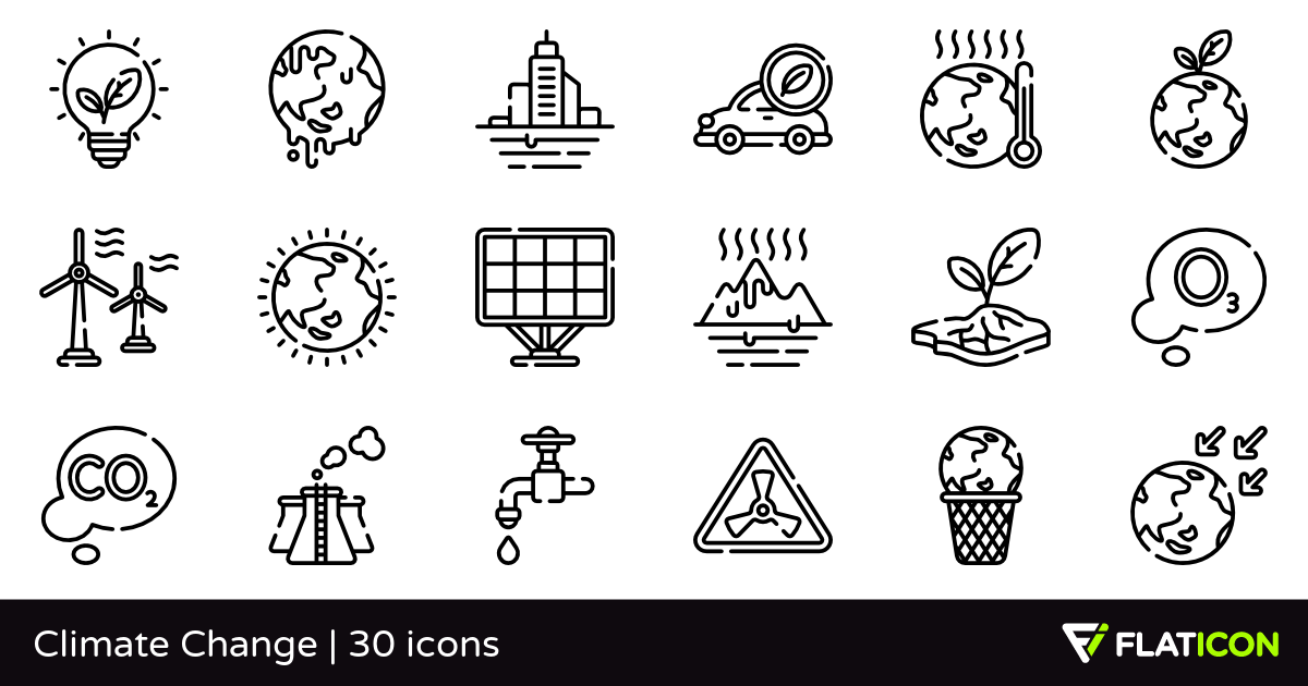 1200x630 Climate Change Premium Icons