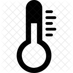 256x256 Climate Icon Of Glyph Style