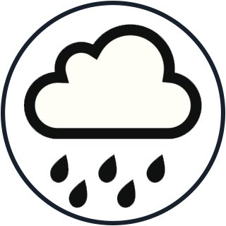 320x320 Simple Black And White Weather Climate Forecast