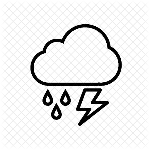 512x512 Rotate Resize Tool Thunder Clipart Rainy Climate