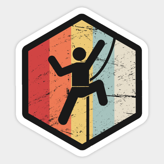 630x630 Retro Rock Climbing Icon