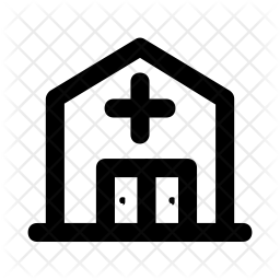 256x256 Clinic Icon Of Line Style