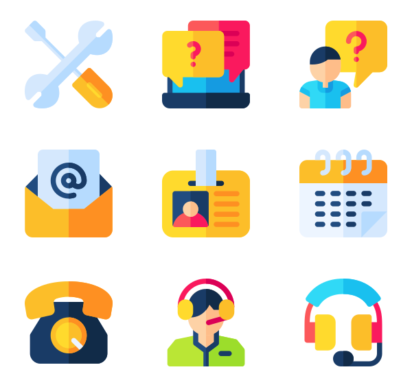 600x564 Customer Service Icons