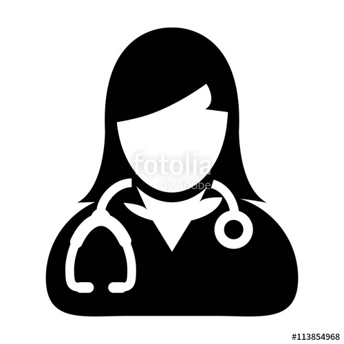 500x500 Woman Doctor Icon