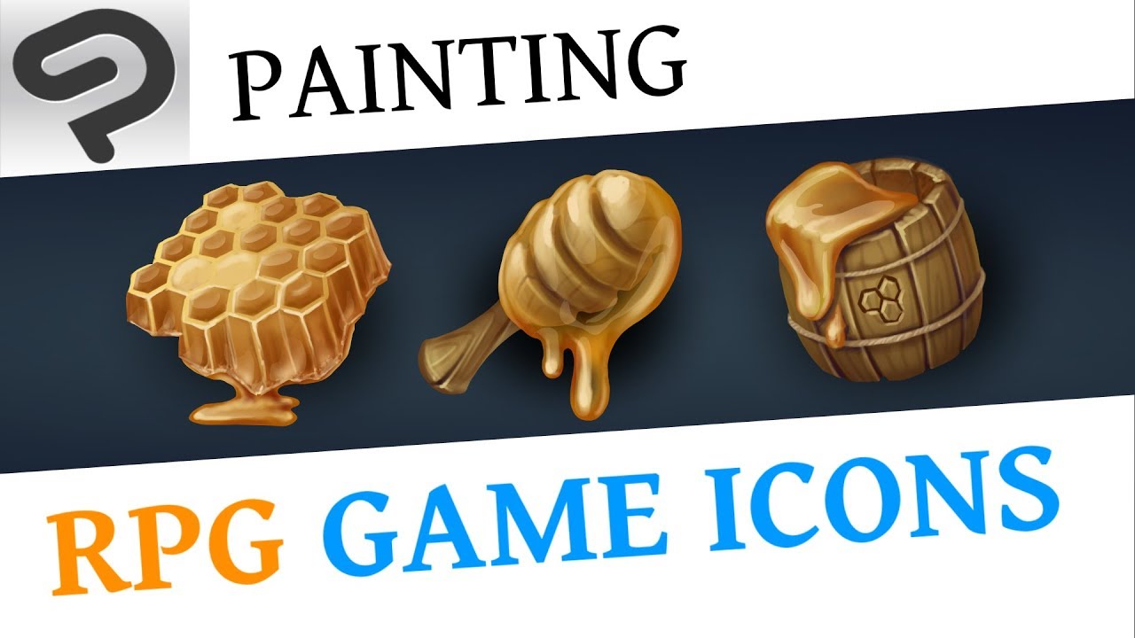 1280x720 Painting Rpg Game Icons