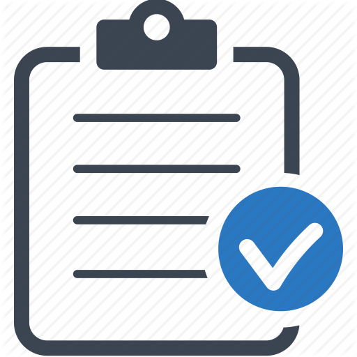 512x512 Check Mark, Checklist, Clipboard Icon
