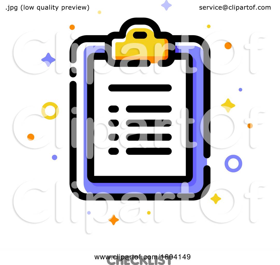 1080x1024 Clipart Of A Clipboard Checklist Icon
