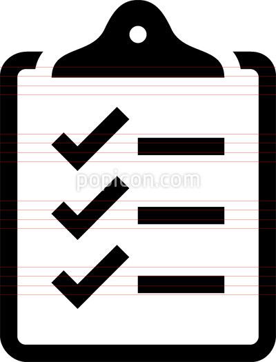 400x525 Clipboard Checklist