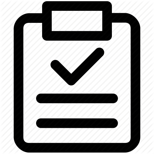512x512 Check Mark, Checklist, Clipboard Icon Icon
