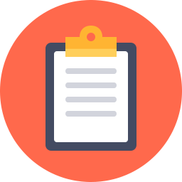 256x256 Clipboard Icon Flat