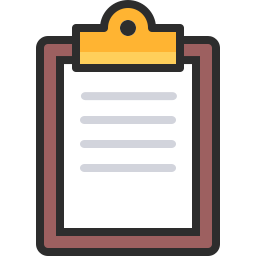 256x256 Clipboard Icon Outline Filled