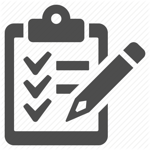 512x512 Check List, Clipboard, List, Logistics, Pencil Icon