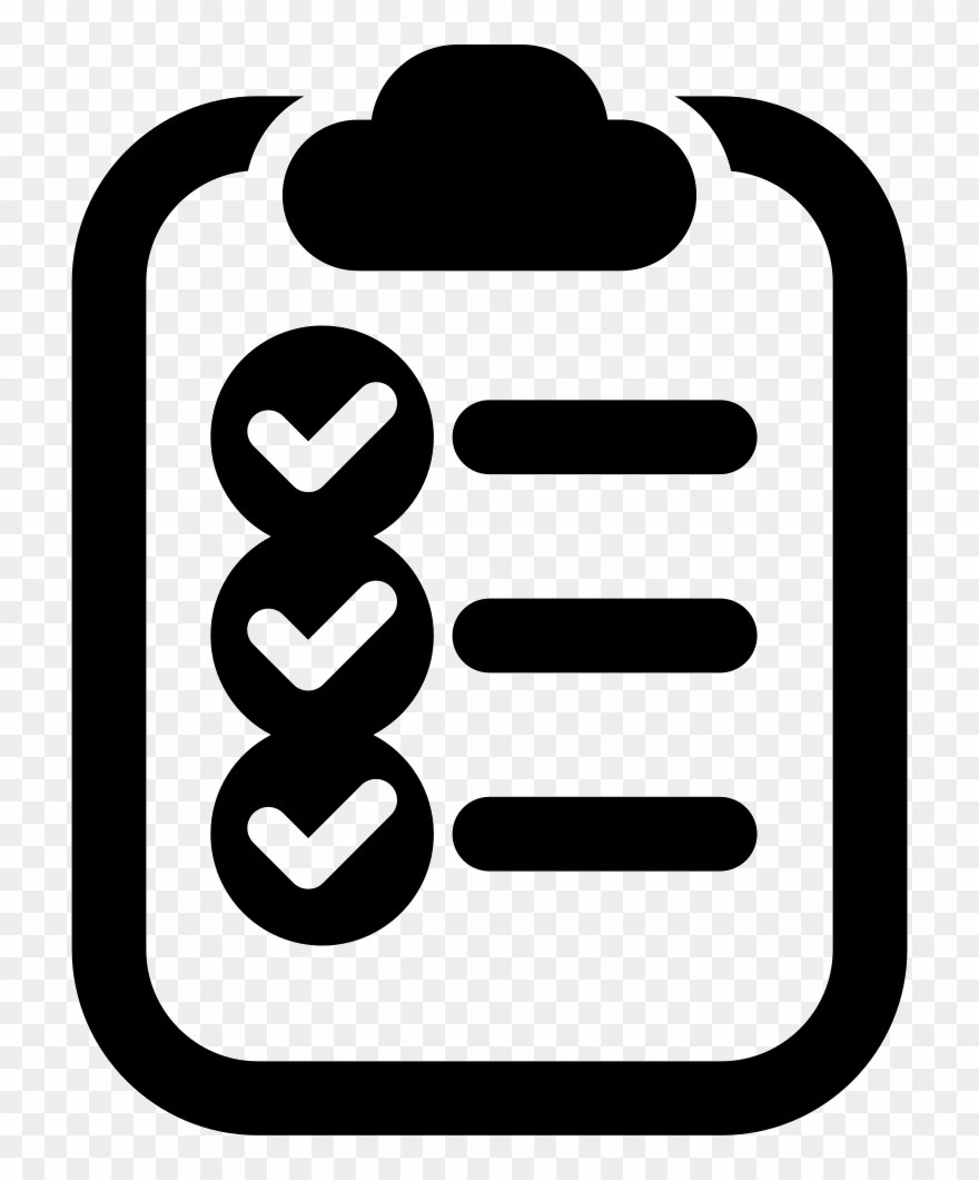 880x1060 Checklist On Clipboard Png Icon Free Download