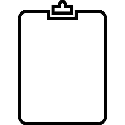 512x512 Clipboard Outline Icons Free Download