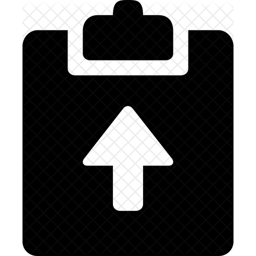 512x512 Upload To Clipboard Icon Of Line Style