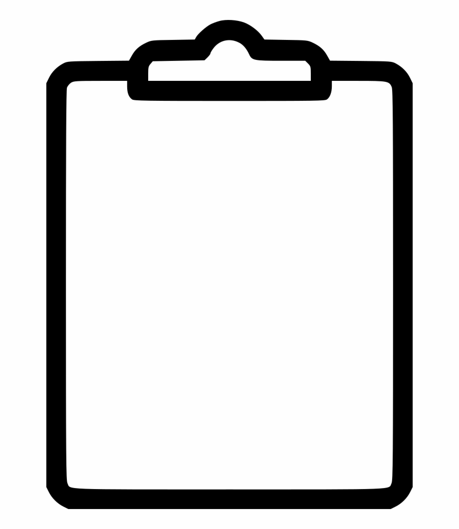 920x1060 Clipboard Clipart Black And White Png Free Png Images Clipart