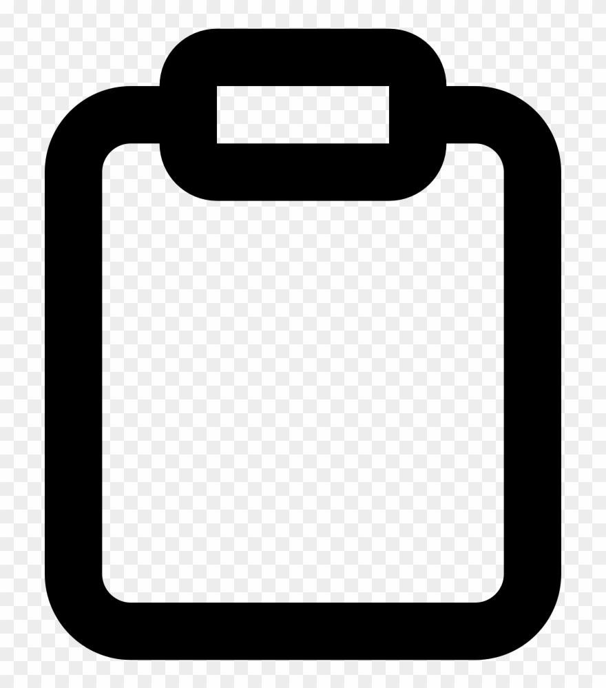 880x999 Clipboard Clipart