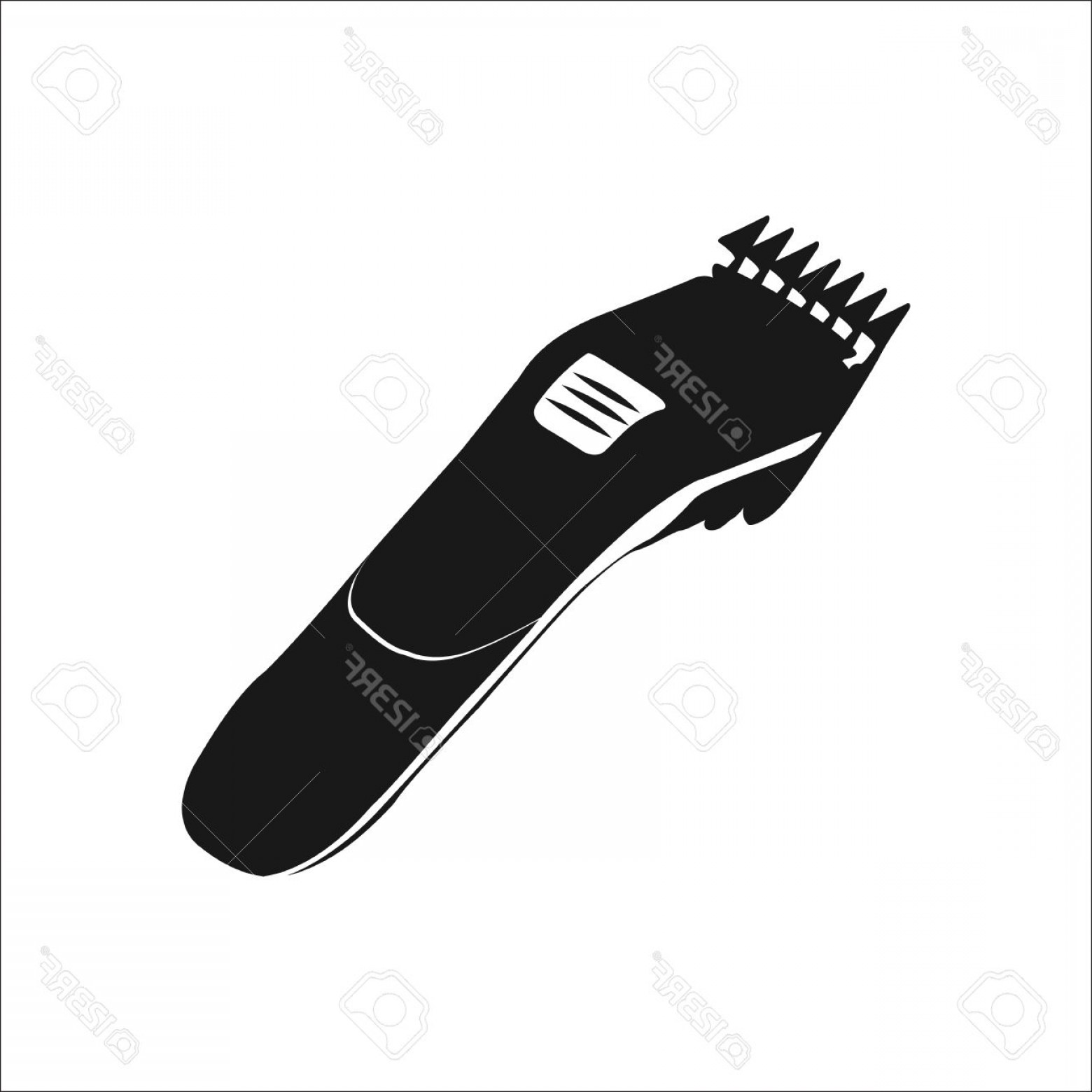 1560x1560 Photostock Vector Hair Clipper Simple Icon On White Background