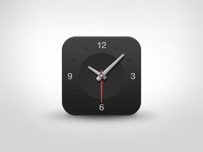 400x300 Dark Clock App Icon