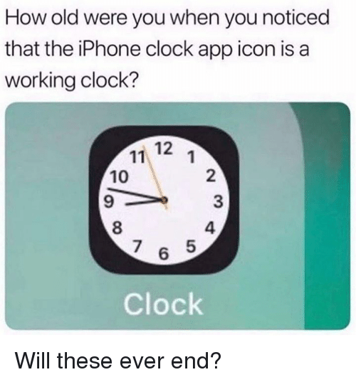 500x537 How Old Were You When You Noticed That The Iphone Clock App Icon