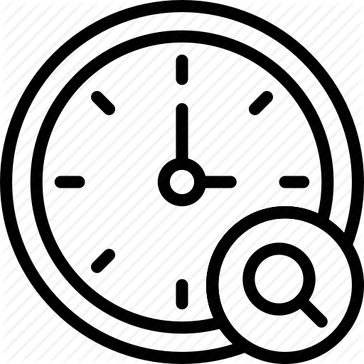 512x512 Action, App, Clock, Interaction, Interface, Search Icon