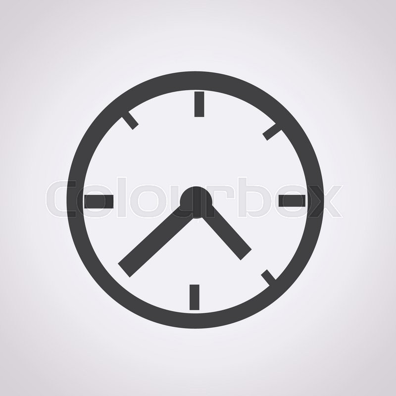 800x800 Clock Iconclock, Time Icon, Clock Stock Vector Colourbox