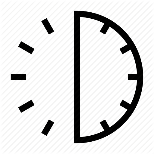 512x512 Clock, Face, Half, Hour, Period, Section, Time Icon