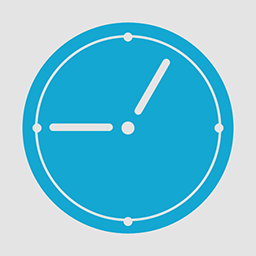 256x256 Clock Flat Icon Download Flat Icons Iconspedia