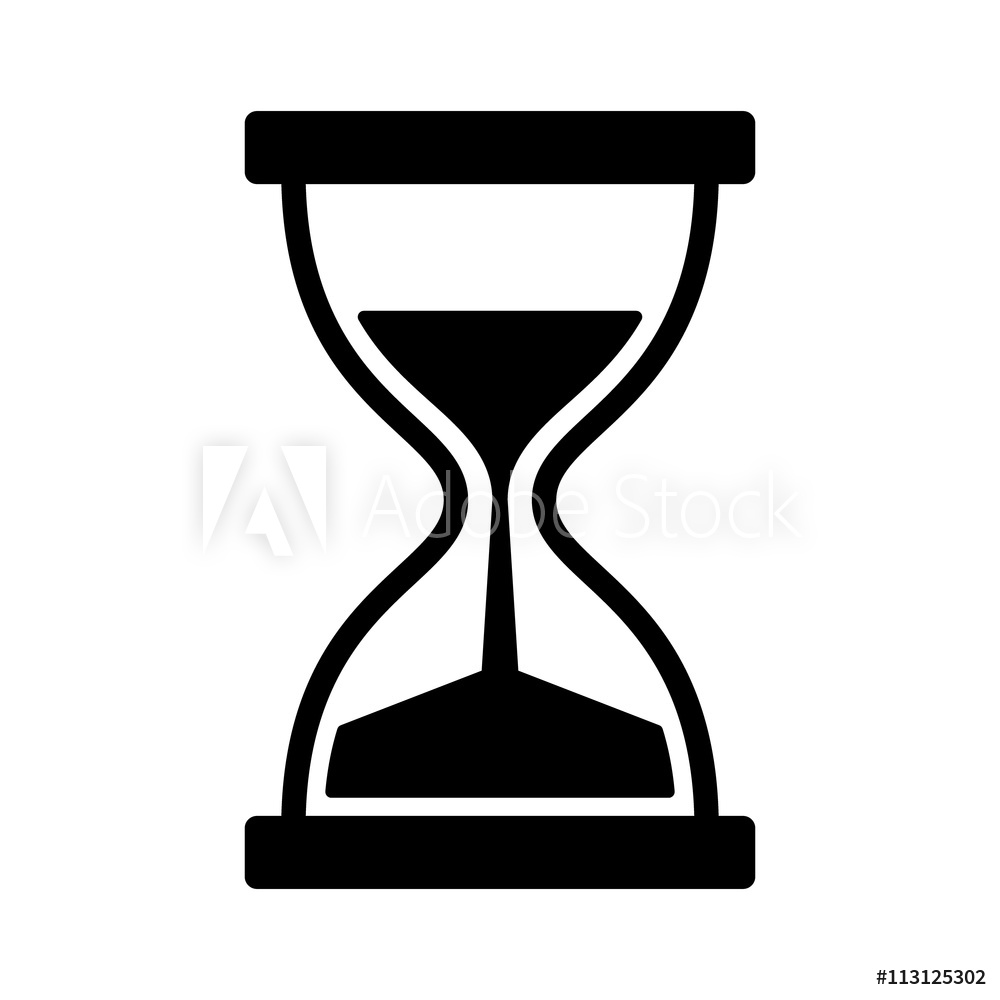 1000x1000 Photo Art Print Vintage Hourglass Sandglass Timer Or Clock