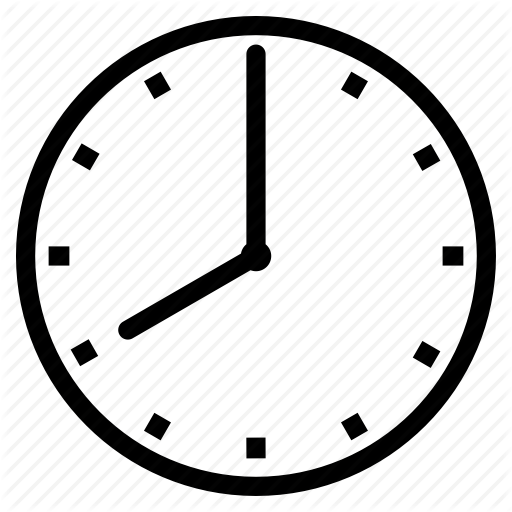 512x512 Clock, Eight O' Clock Icon