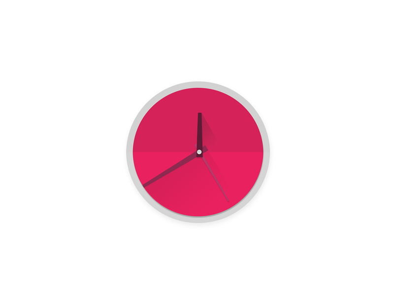 800x600 Material Design Clock Icon