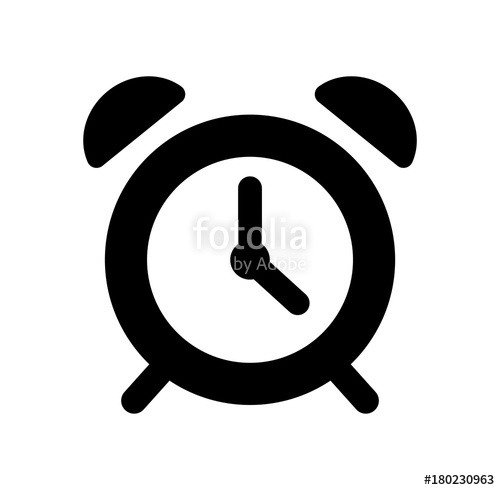 500x490 Alarm Clock Icon Stock Image And Royalty Free Vector