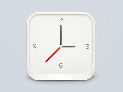 400x300 Clock Illustration App Icons Ios App Icon, Iphone App Design