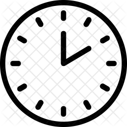 256x256 Clock Icon Of Line Style