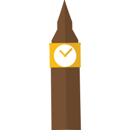 256x256 Clock Tower Icon Myiconfinder