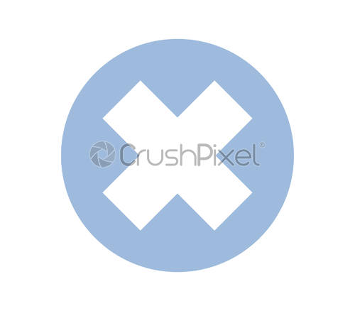 500x438 Icon Close Button, Stock Vector Crushpixel