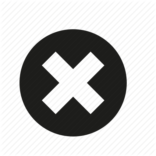 512x512 Button, Close Icon