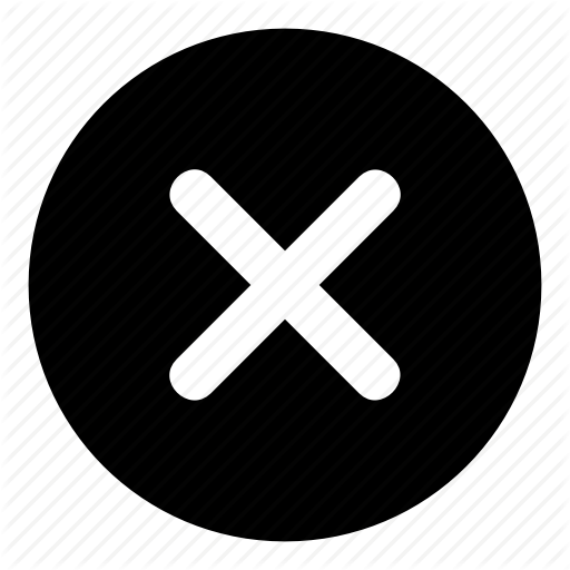 512x512 Cancel, Close, Close Button, Media Button, Quit, X, X Button Icon