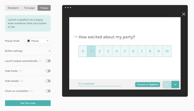 675x385 Embed A Typeform Typeform Help Center