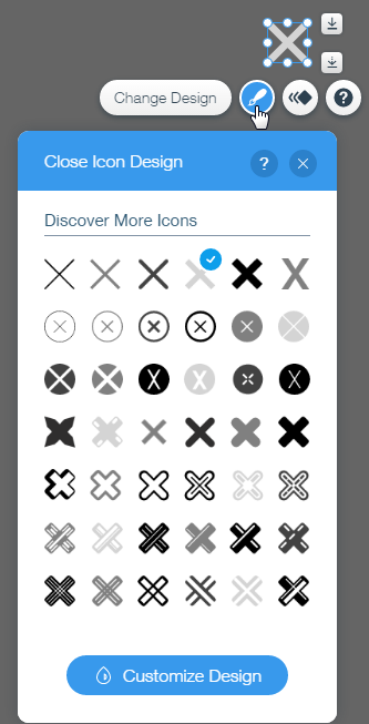 Changing The Shape Of Your Lightbox 'x' Icon Help Center 333x653 Changing The Shape Of Your Lightbox 'x' Icon Help Center