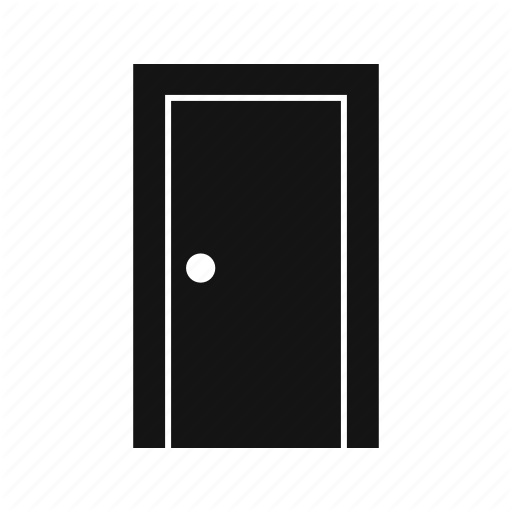 512x512 Closed Door, Door, Wooden Door Icon