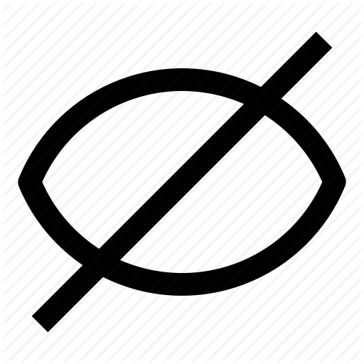 512x512 Closed, Eye, Hide, Invisible Icon