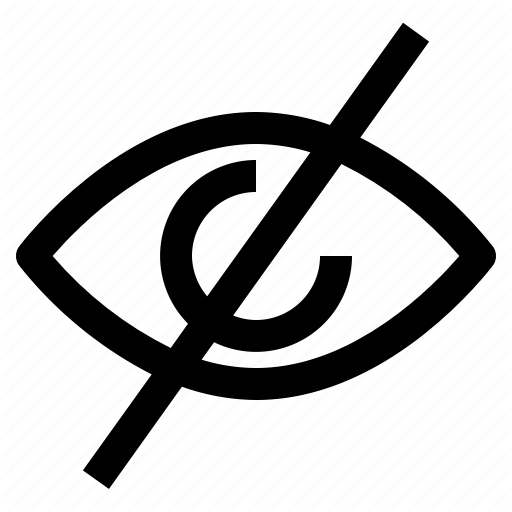 512x512 Closed, Eye, Interface, Invisible, Private, Secret, User Icon