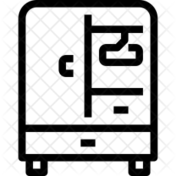 256x256 Closet Icon Of Line Style