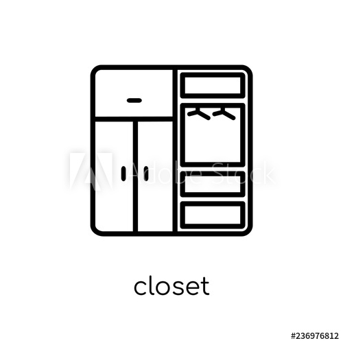 500x500 Closet Icon From Furniture And Household Collection