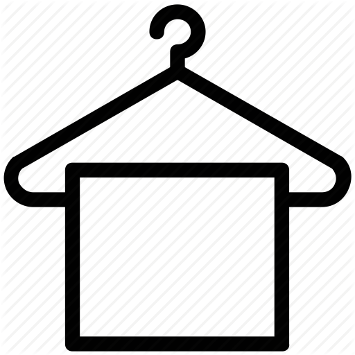 512x512 Closet, Dress, Dress In Hanger, Fabric, Hanger, Hanging Dress Icon