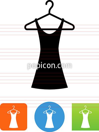 400x531 Women's Dress On A Hanger Icon